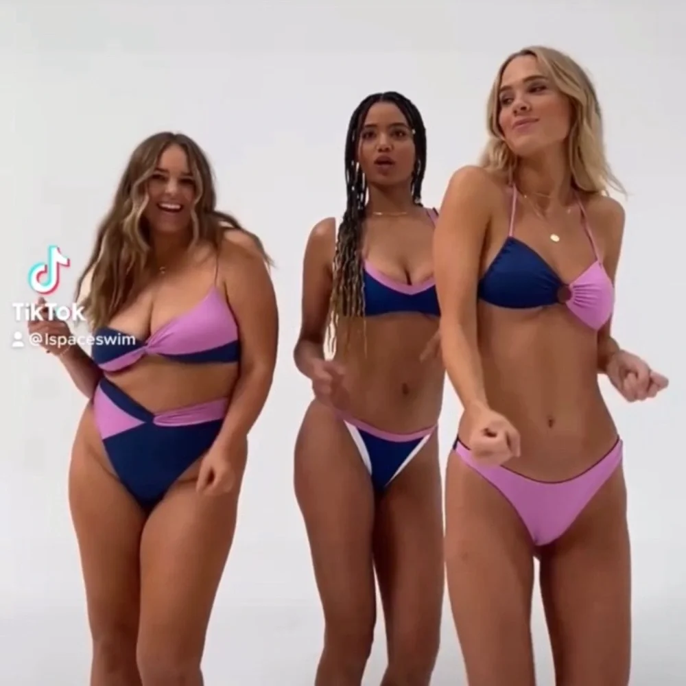 L*Space Colorblock Ring Freddie Bikini Top | Mercury Classic Bottom